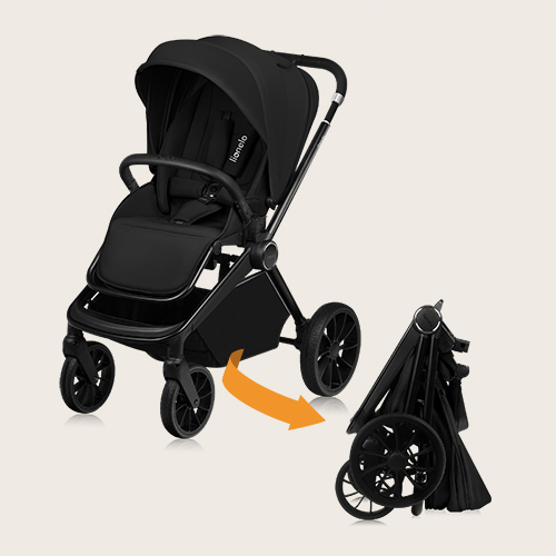 Lionelo Mika Plus Black Onyx — Buggy